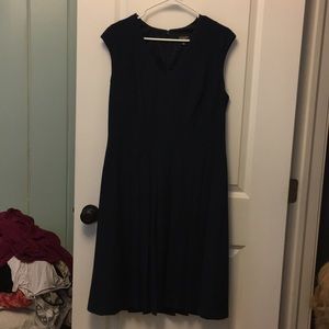 Adrianna Papell navy blue dress