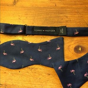 Tommy Hilfiger flamingo bow tie