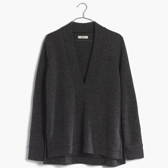 Madewell Low-V Pullover Top - Picture 4 of 6