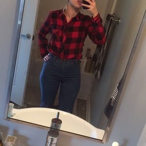 Buffalo Plaid Shirt - XS