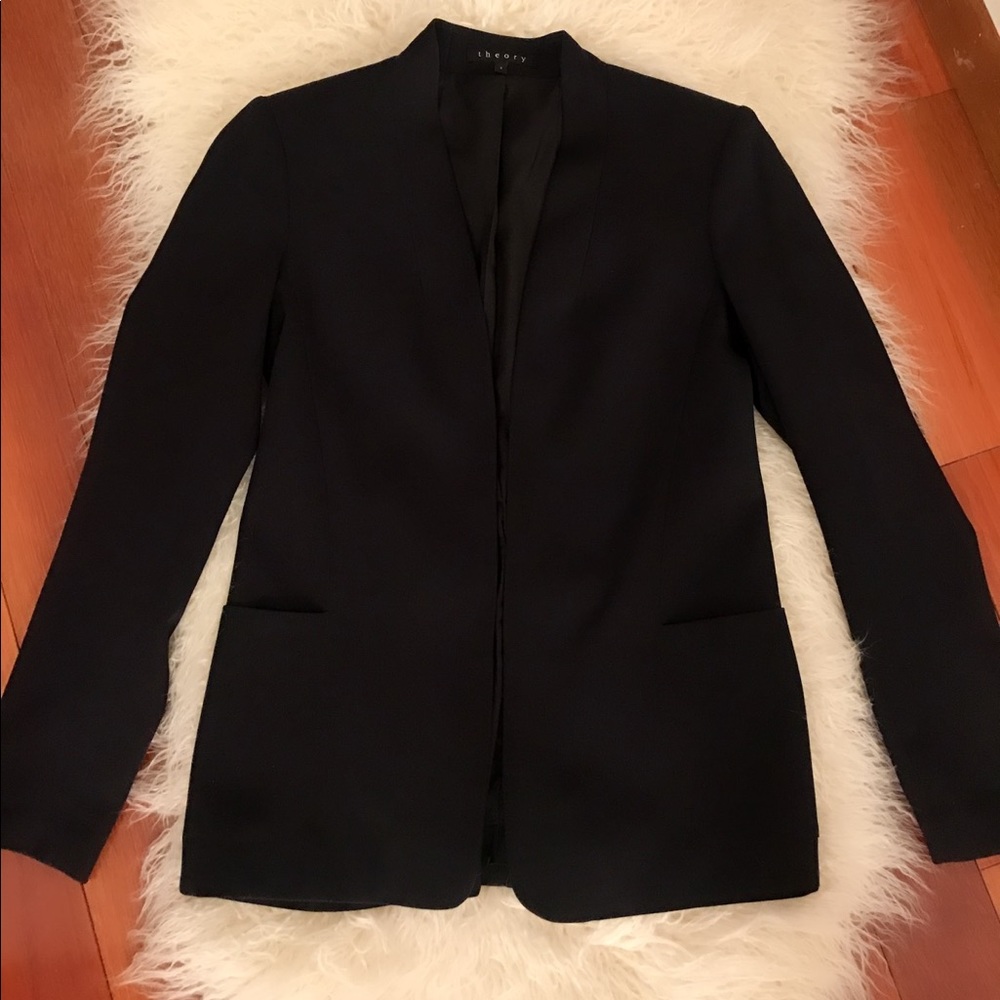 Theory navy blue blazer