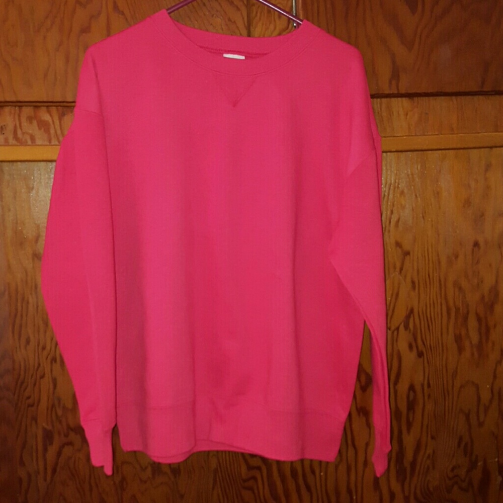 Hanes woman's large red sweatshirt