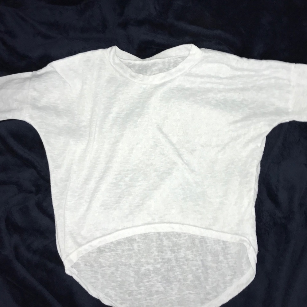 💝White Hi-Lo Boat Neck Sweater