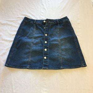 Blue jean skirt