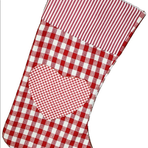 3 Matching Holiday Stockings Red White Christmas - Picture 2 of 4