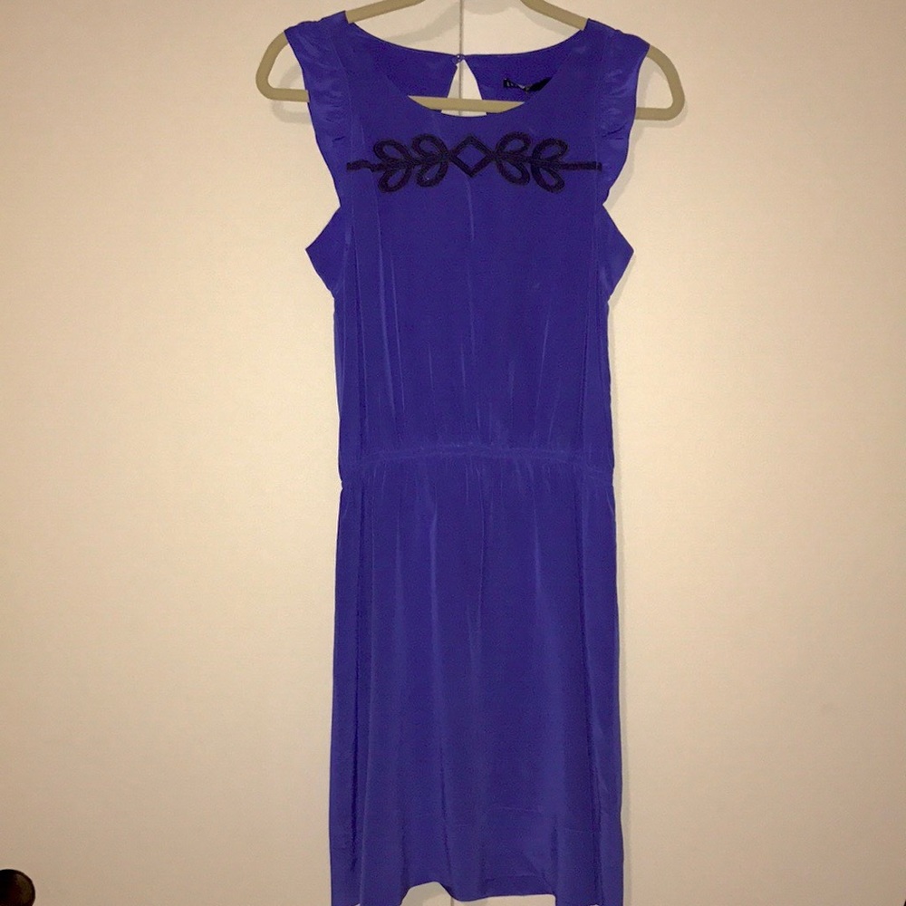 NWT Ruffled Silk Dress