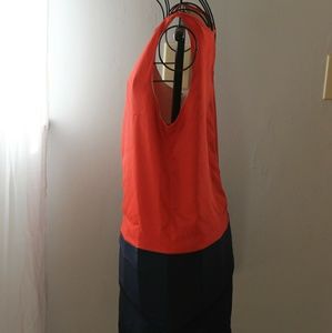 Colorblock shift dress