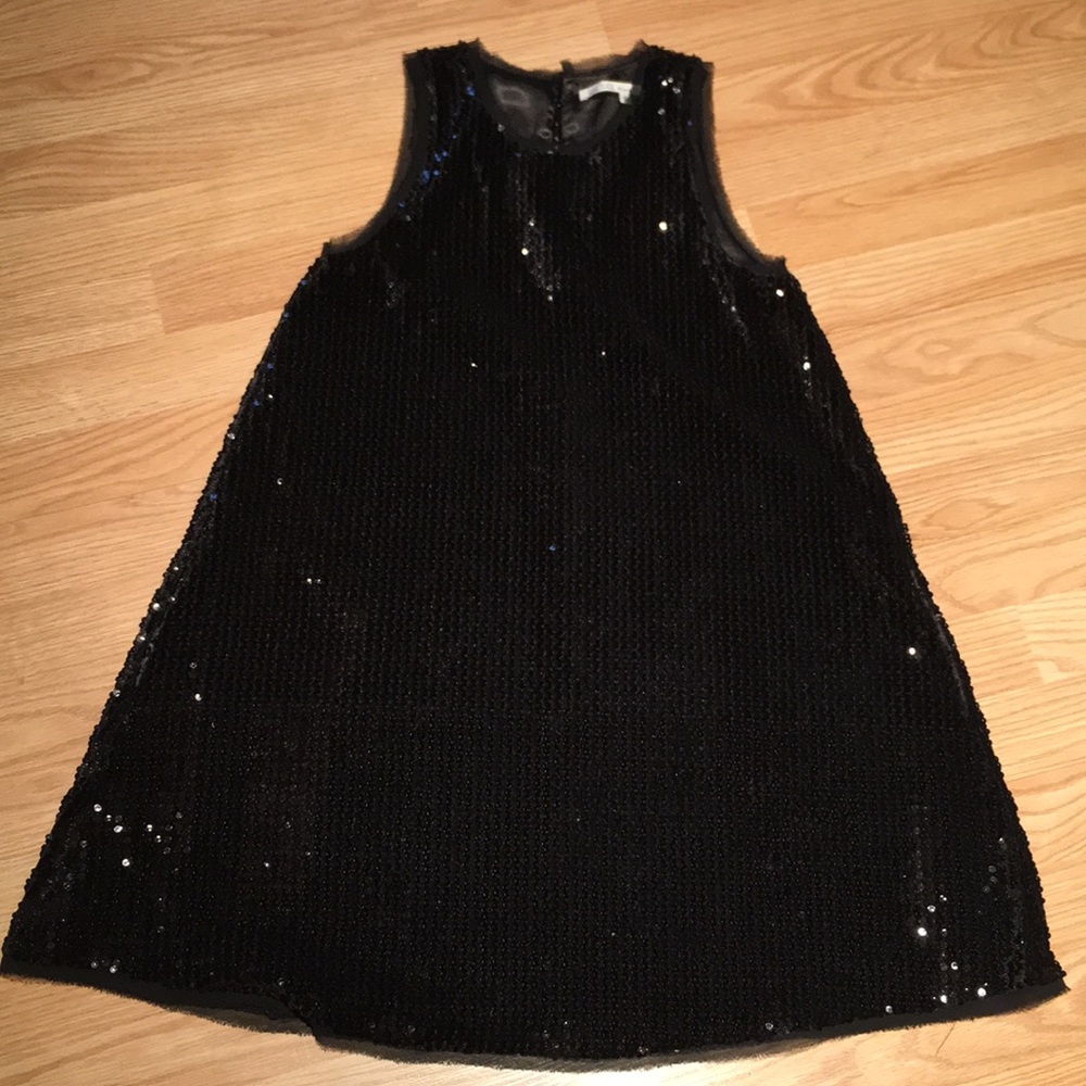 Black Sequin Dress