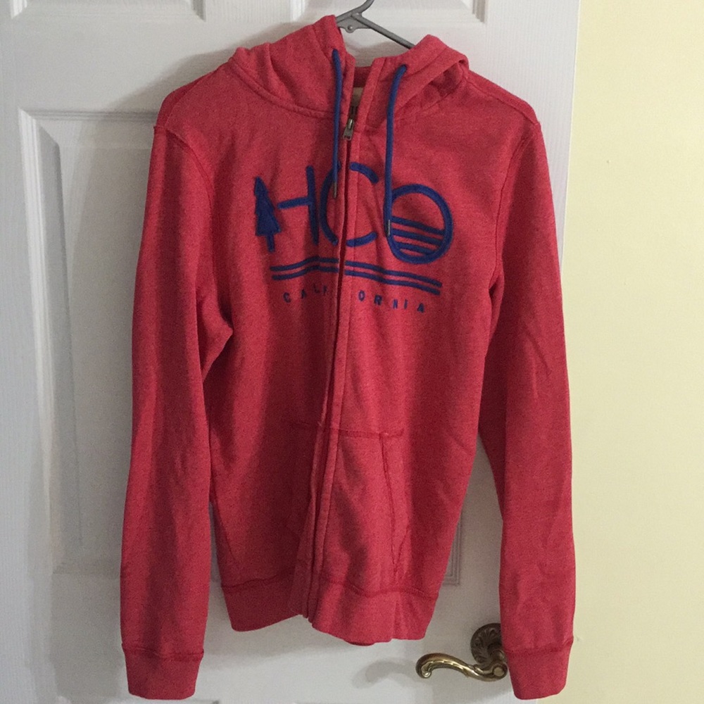 🎉Hollister Jacket in Red Size M 🎉