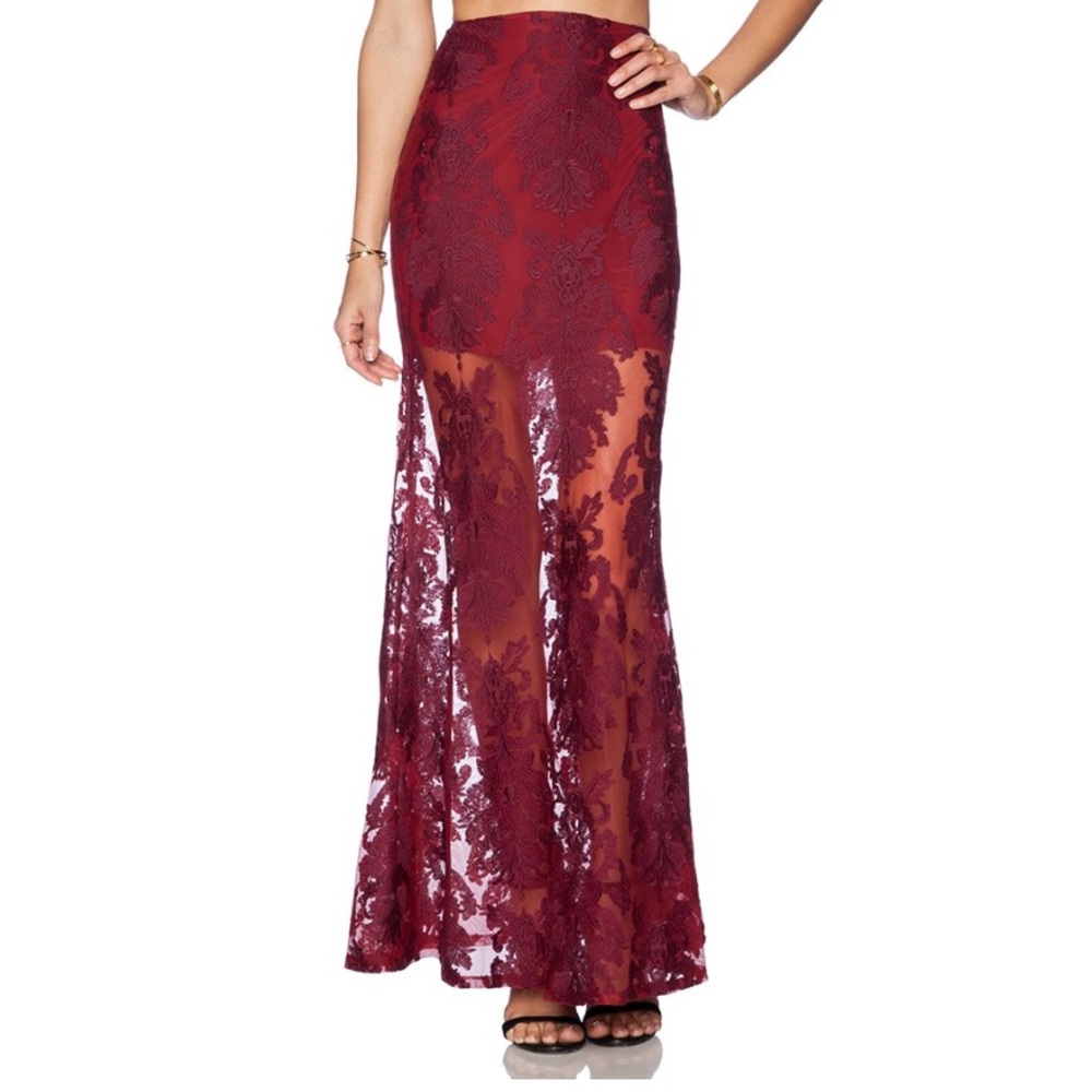 For Love & Lemons maxi skirt