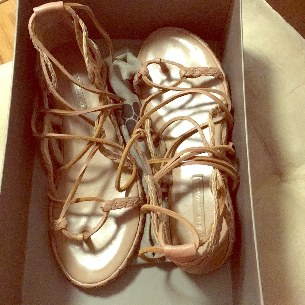 Deep sand sandals by BCBG Max Azria