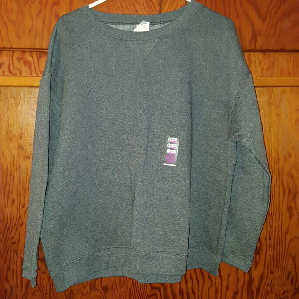 Hanes Large Dark Gray Sweatshirt