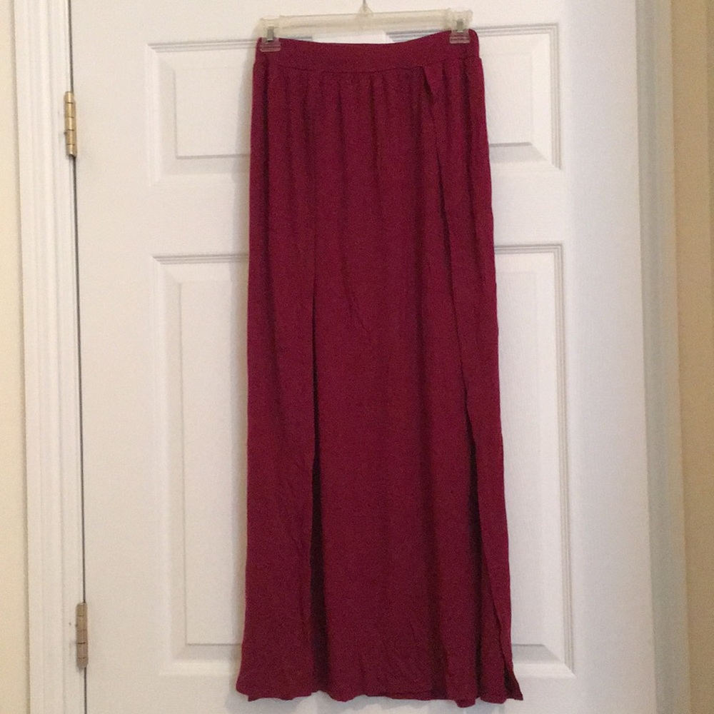 Red maxi skirt nwot