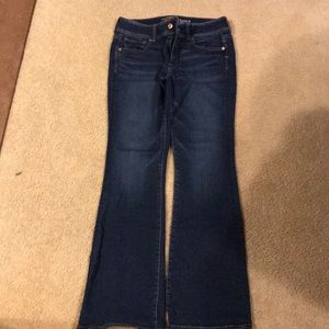 Cobalt kick boot jeans