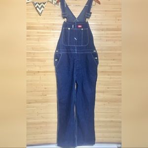 Dickies Men's Size 36 x 32 Bib Overalls Denim Jean
