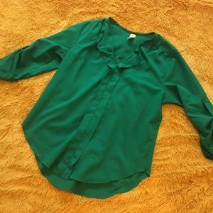 Green dress shirt