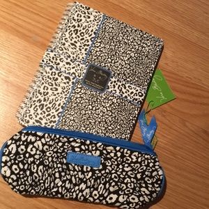 Vera Bradley Notebook and Pencil Case