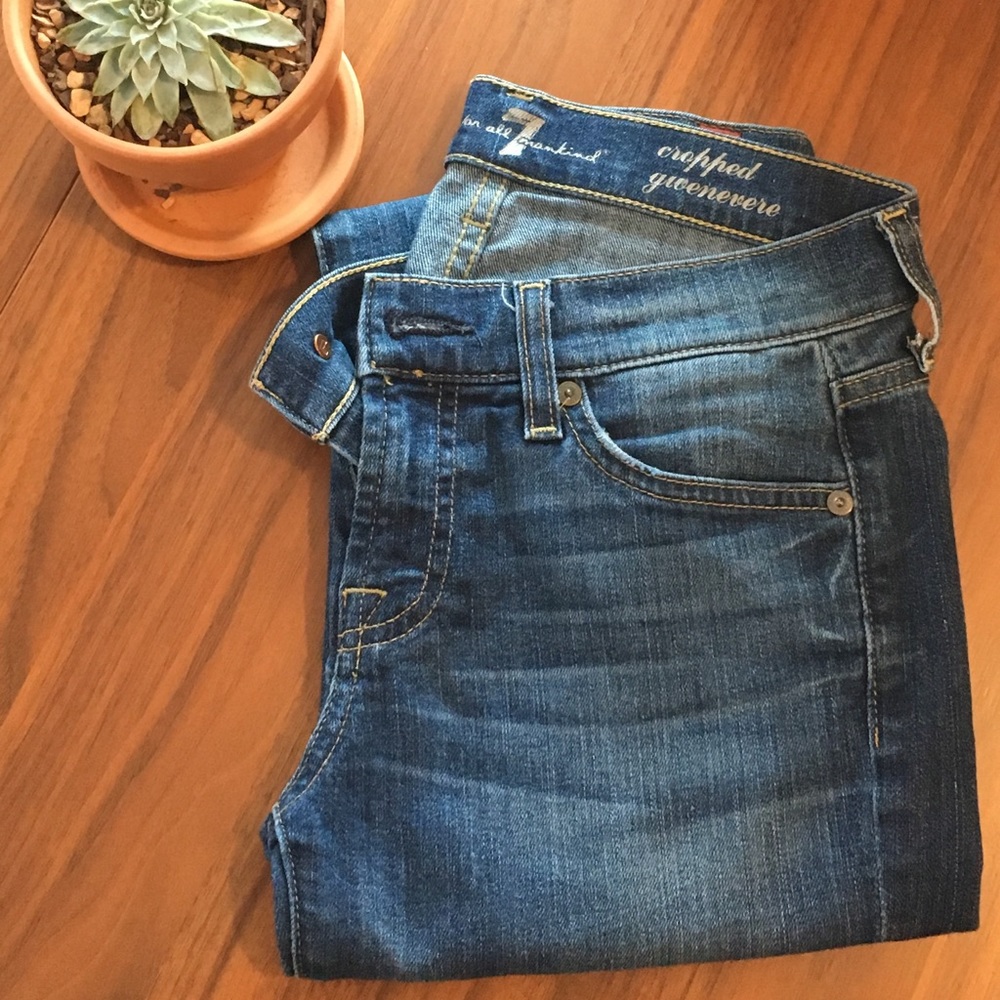 7 for all Mankind Gwenevere Cropped Jeans
