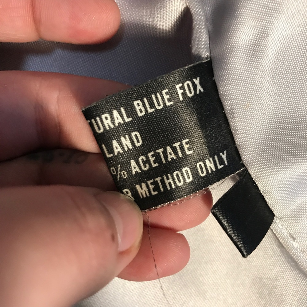 📦FRE SHIP Blue fox jacket - Picture 7 of 8