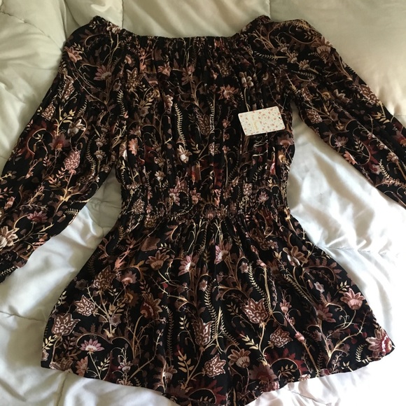 Free People Pants - NWT Free People Off Shoulder Romper