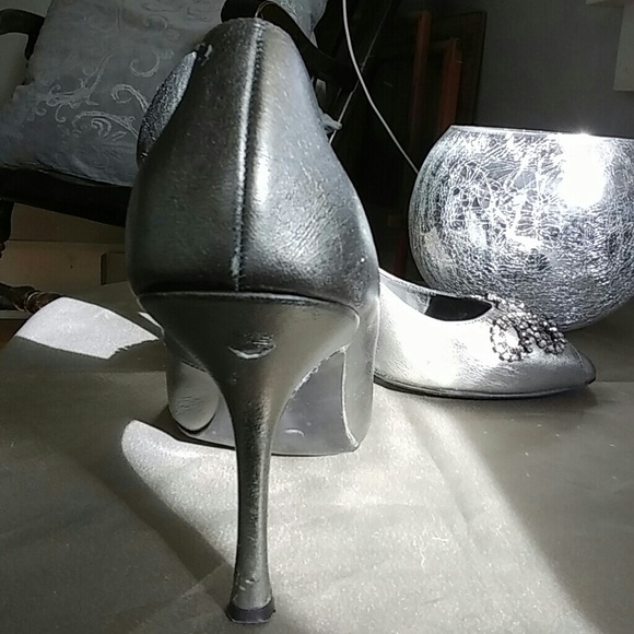 Alfani Pewter heels size 8 - Picture 5 of 8