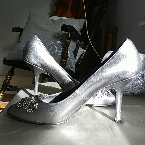Alfani Pewter heels size 8 - Picture 4 of 8
