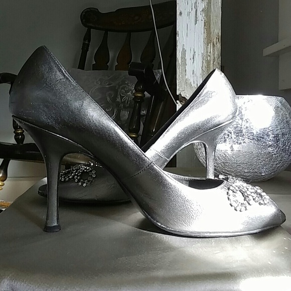 Alfani Pewter heels size 8 - Picture 7 of 8