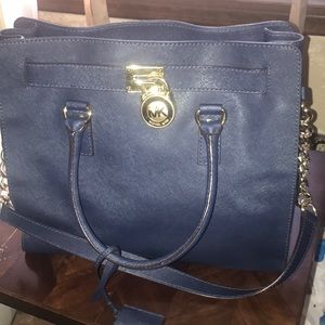 Navy blue Michael Kors Purse