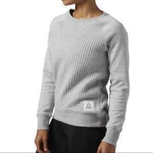 Reebok Elements Quilted Crew Sweatshirt