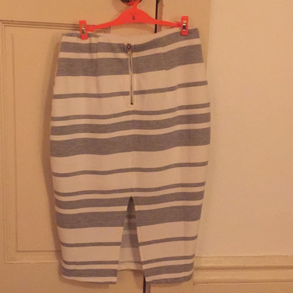 Midi Striped Skirt - Picture 3 of 4