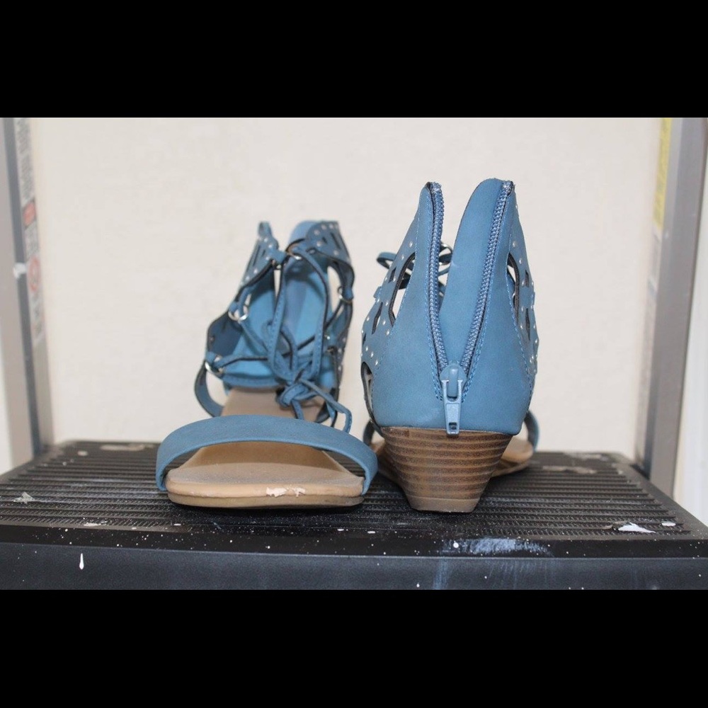 Wedges Open Toed Shoes