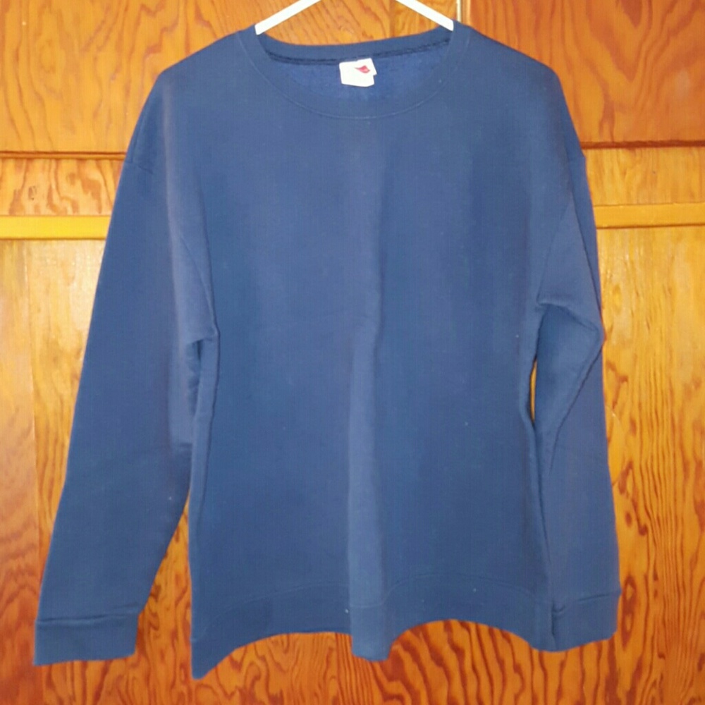 Hanes navy blue sweatshirt large