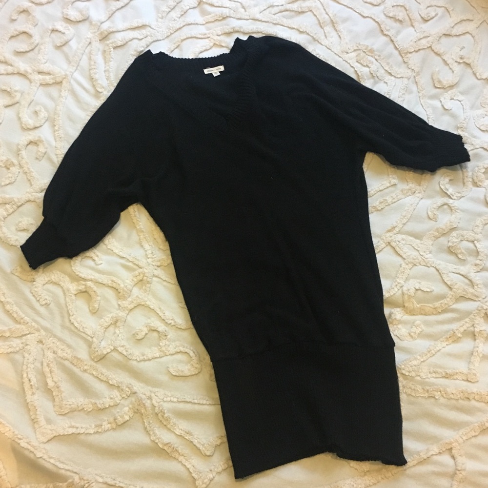 Black sweater dress
