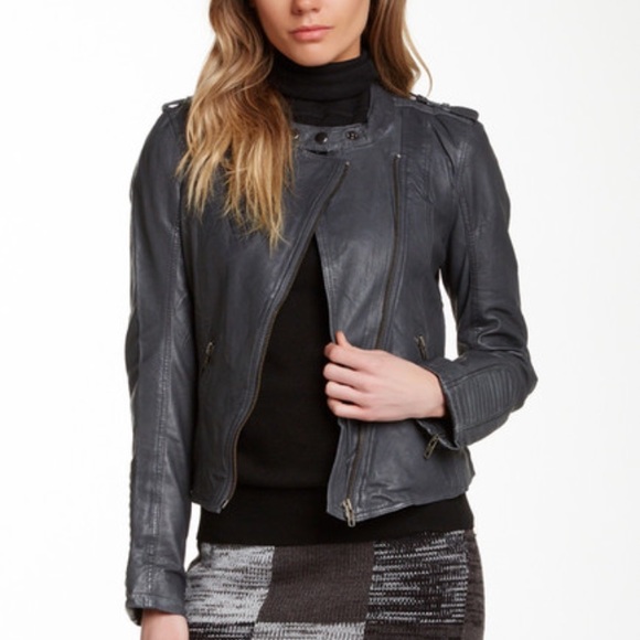 Romeo & Juliet Couture Leather Jacket - Picture 3 of 7