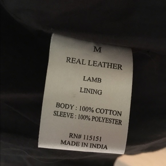 Romeo & Juliet Couture Leather Jacket - Picture 7 of 7