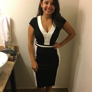 H&M Black and white Gala Dress