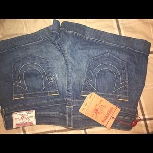 True religion jean shorts