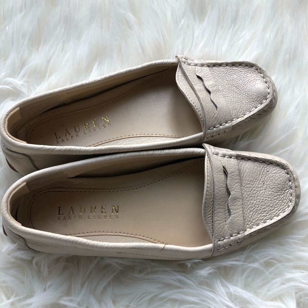 Ralph Lauren Leather Loafers. Size 6