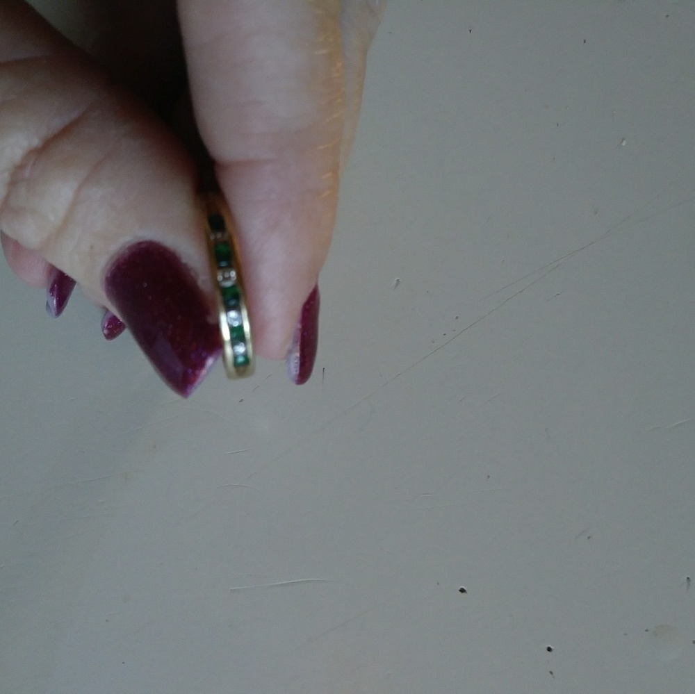 Diamond and Emerald ring