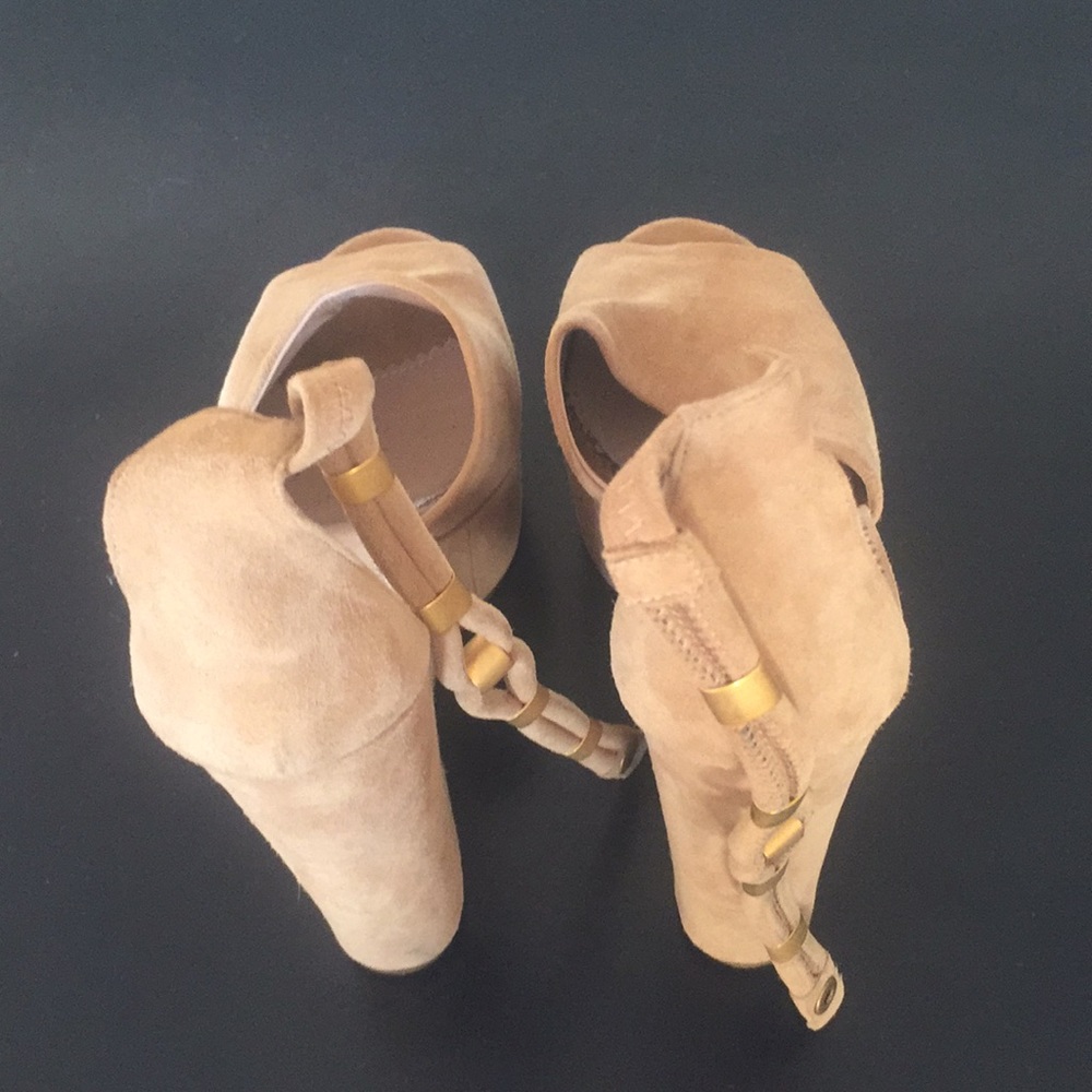 Chloe Suede Wedges - Picture 3 of 3