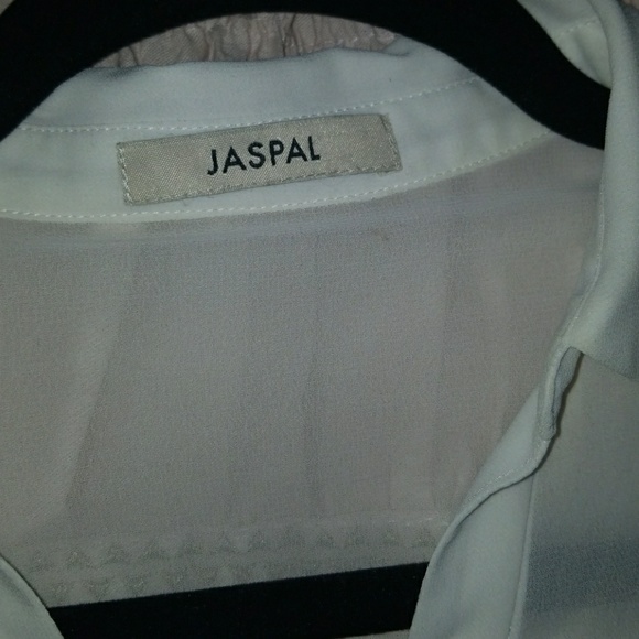 Gorgeous Jaspal white sheer snakeskin print blouse - Picture 4 of 8