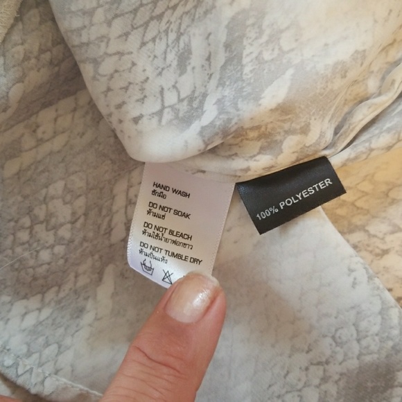 Gorgeous Jaspal white sheer snakeskin print blouse - Picture 7 of 8