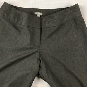 J Jill Dress Pants Stretch Cafe Heath Brown Gray