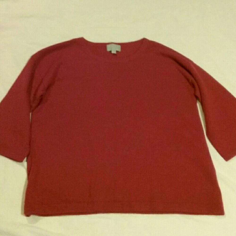 DONATED Pure Collection red sweater sz 10