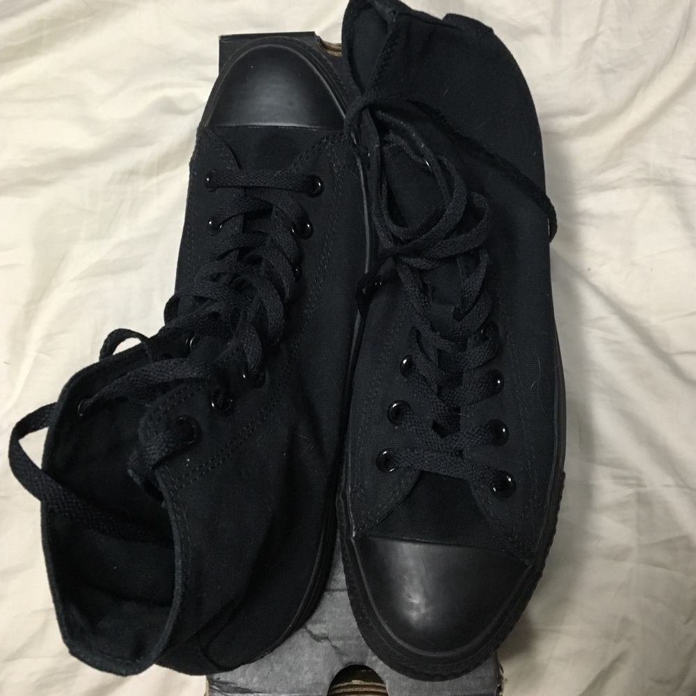 All black converse