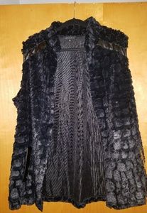 Faux fur vest
