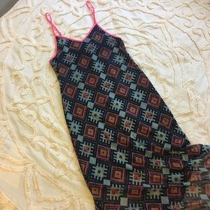 Patterned maxi dress