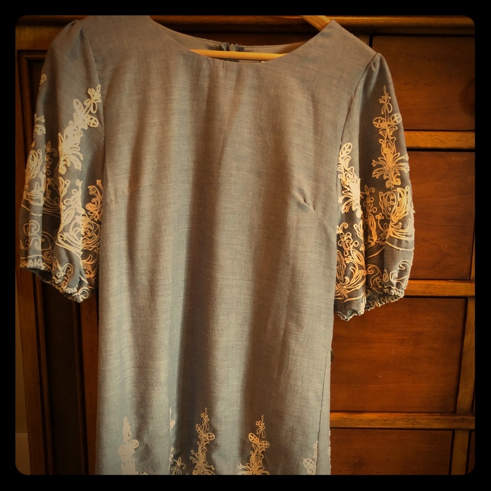 Lovely embroidered lavender dress