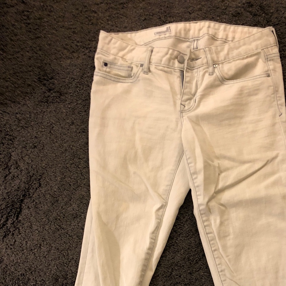 1969 Always Skinny white jeans