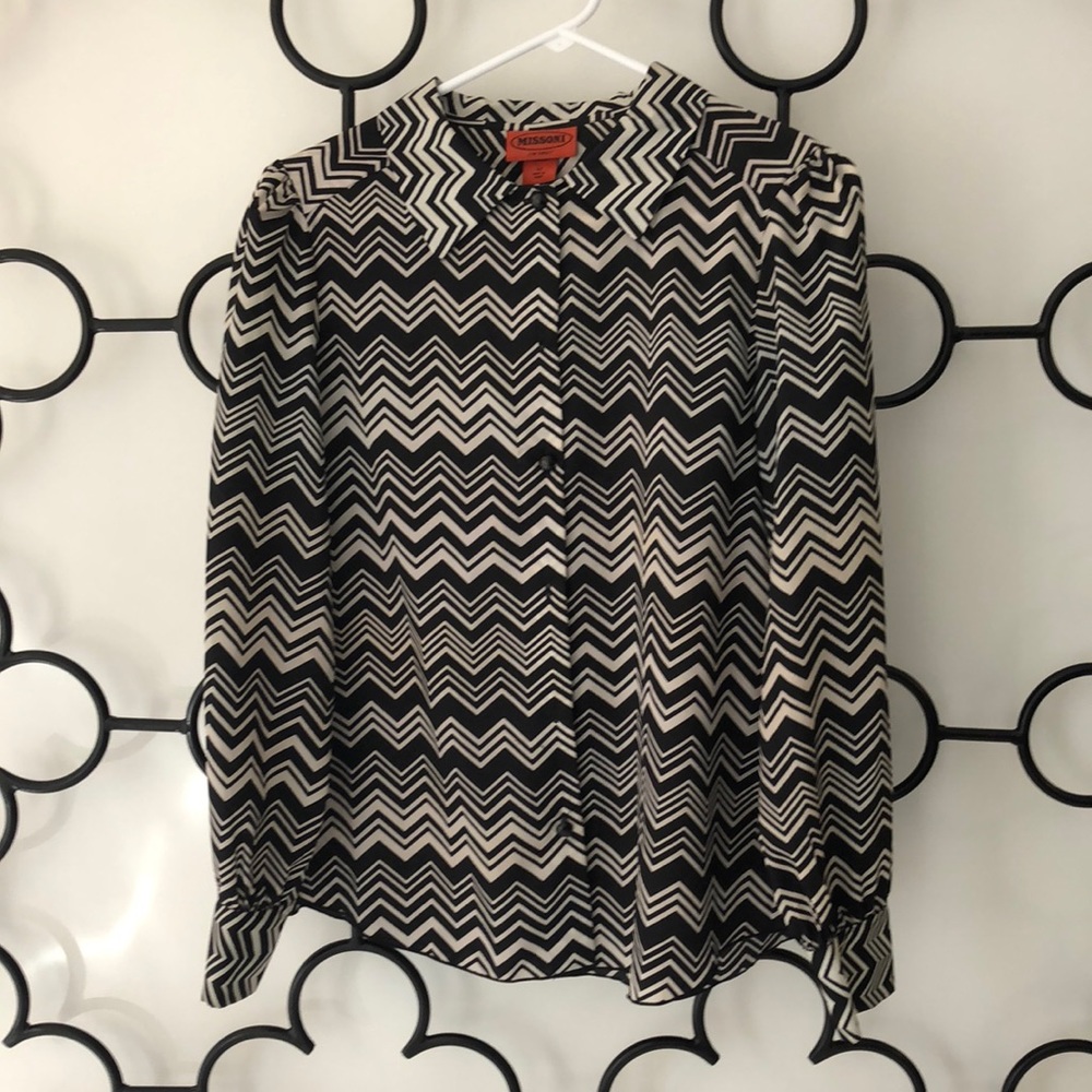 Missoni for Target Button Up Blouse